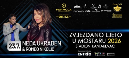 Neda Ukraden @ Mostar, predgrupa Romeo Nikolić
