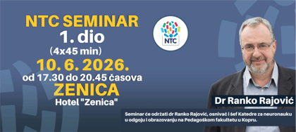 Dr Ranko Rajović - NTC seminar "Novi izazovi u obrazovanju djece"
