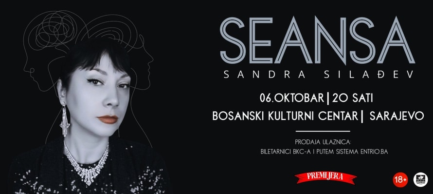 SANDRA SILAĐEV - PREMIJERA - PREDSTAVA "SEANSA"