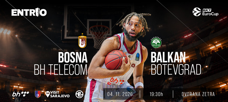 Europa: Eurocup KK Bosna - Balkan