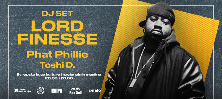 Lord Finesse (DJ SET) @ HNTA Sarajevo w/ Phat Phillie and Toshi D.