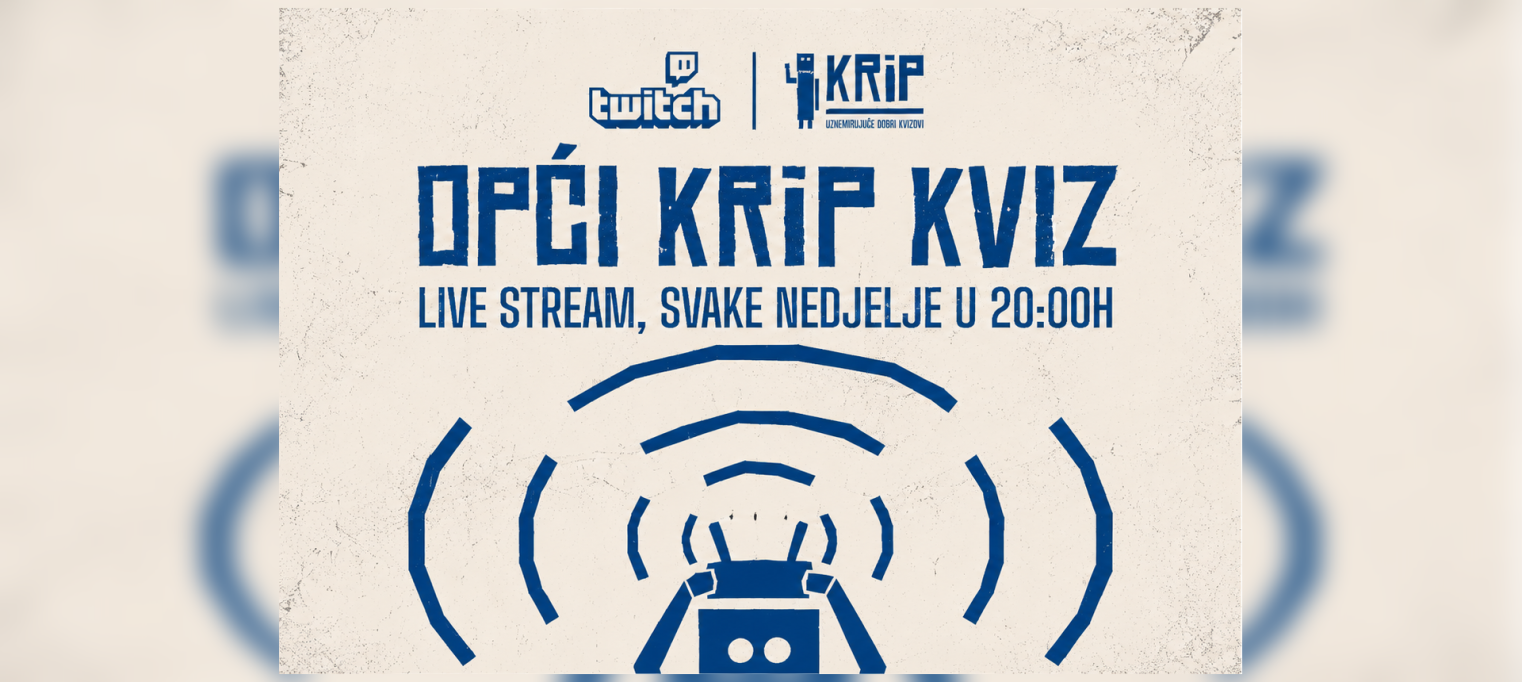 Live stream KRiP: kviz općeg znanja #258