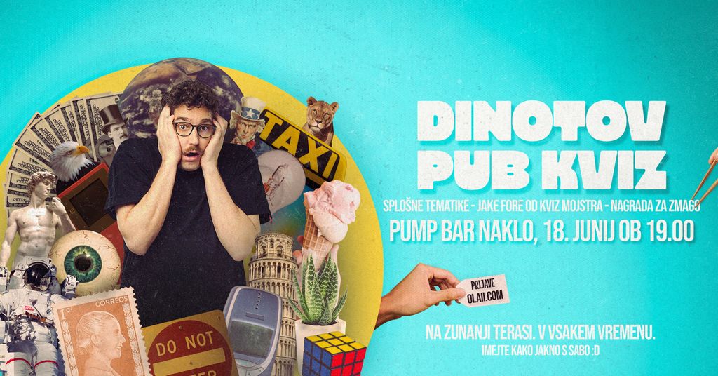 Dinotov pub kviz - Pump bar Naklo (18. junij)