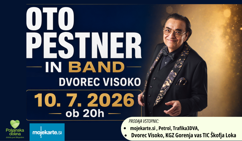 Oto Pestner in band na Dvorcu Visoko