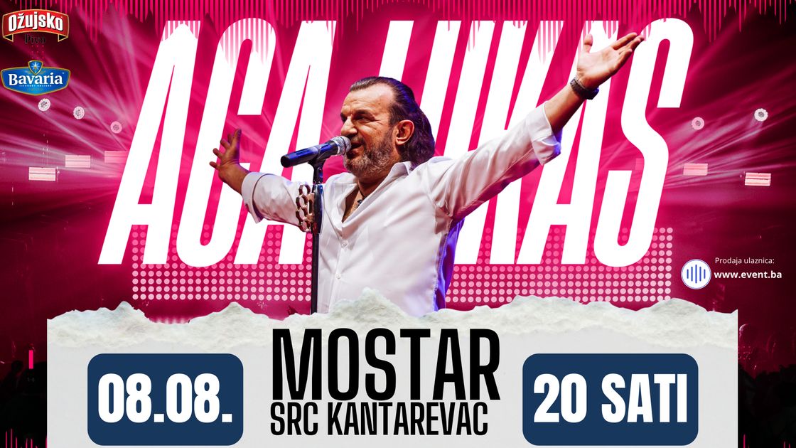 Aca Lukas u Mostaru