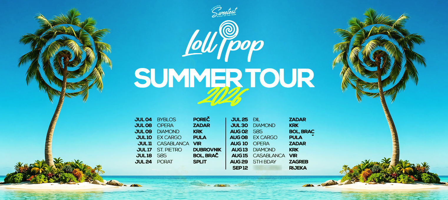 Lollipop Zadar Official Pre-Party @ Opera Club