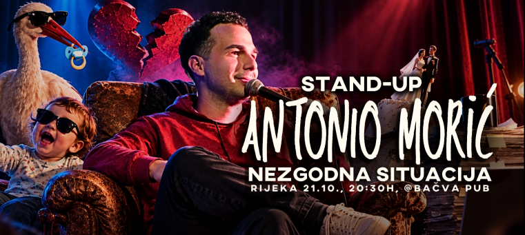 Rijeka: STAND-UP "Nezgodna situacija" Antonio Morić
