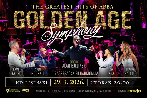 ZAGREBAČKA FILHARMONIJA KONCERT IZVAN PRETPLATE GOLDEN AGE SYMPHONY FRANKA BATELIĆ DAMIR KEDŽO ALAN BJELINSKI, dirigent
