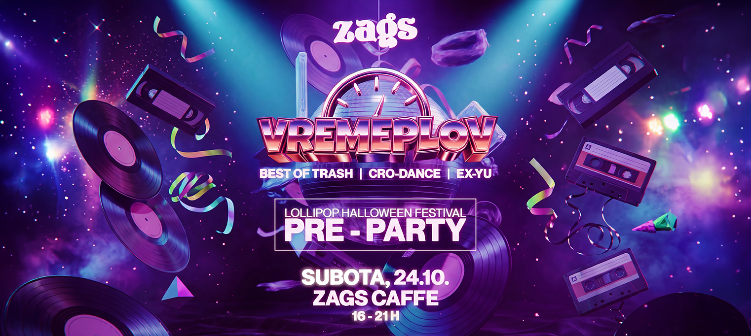 Vremeplov Halloween Preparty @ Zags Caffe