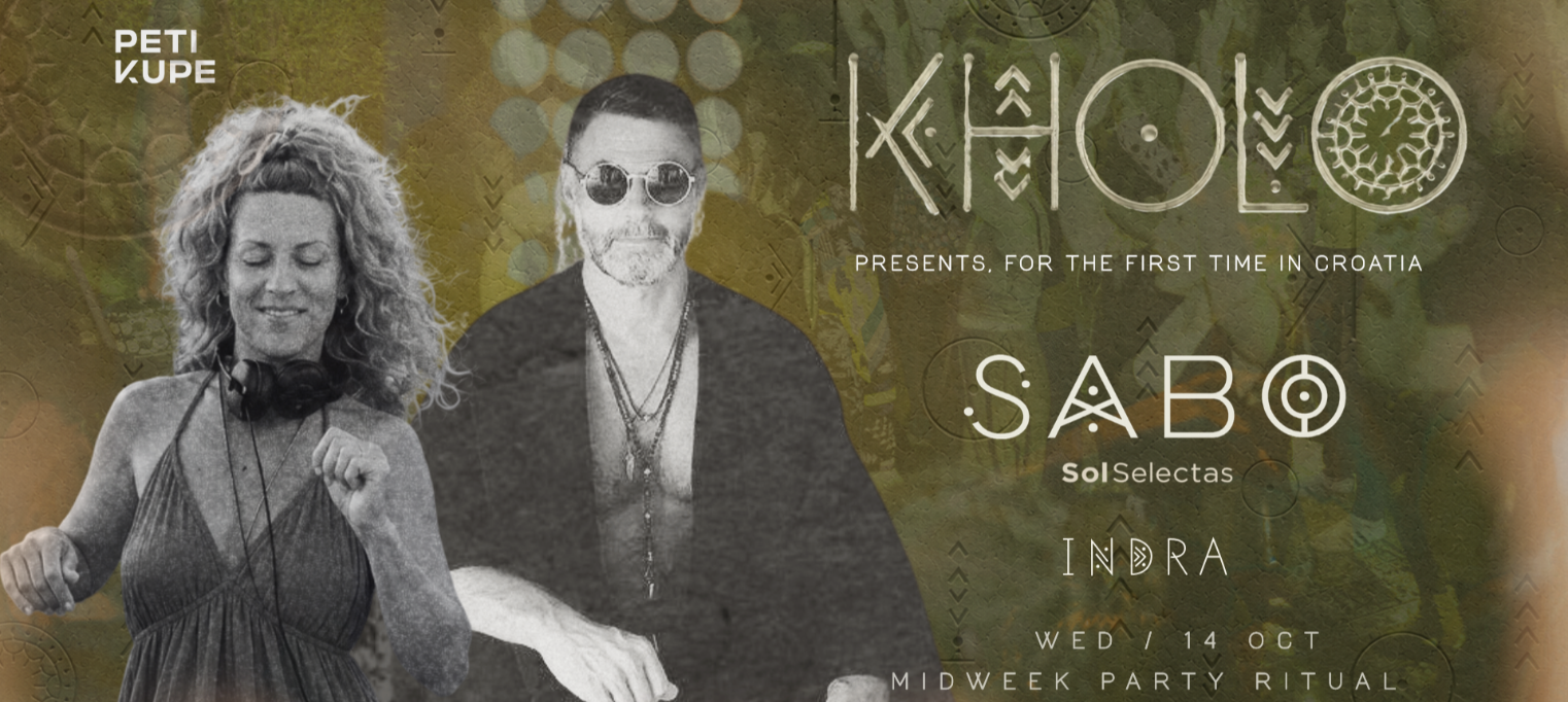 KHOLO: SABO (Sol Selectas, NYC)- For the First Time in Croatia .