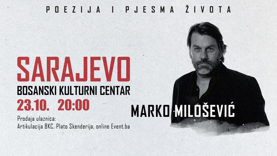 Večer poezije i pjesme by Marko Milošević