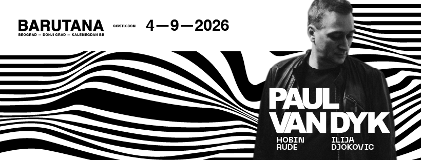Paul Van Dyk | 04. septembar | Beograd