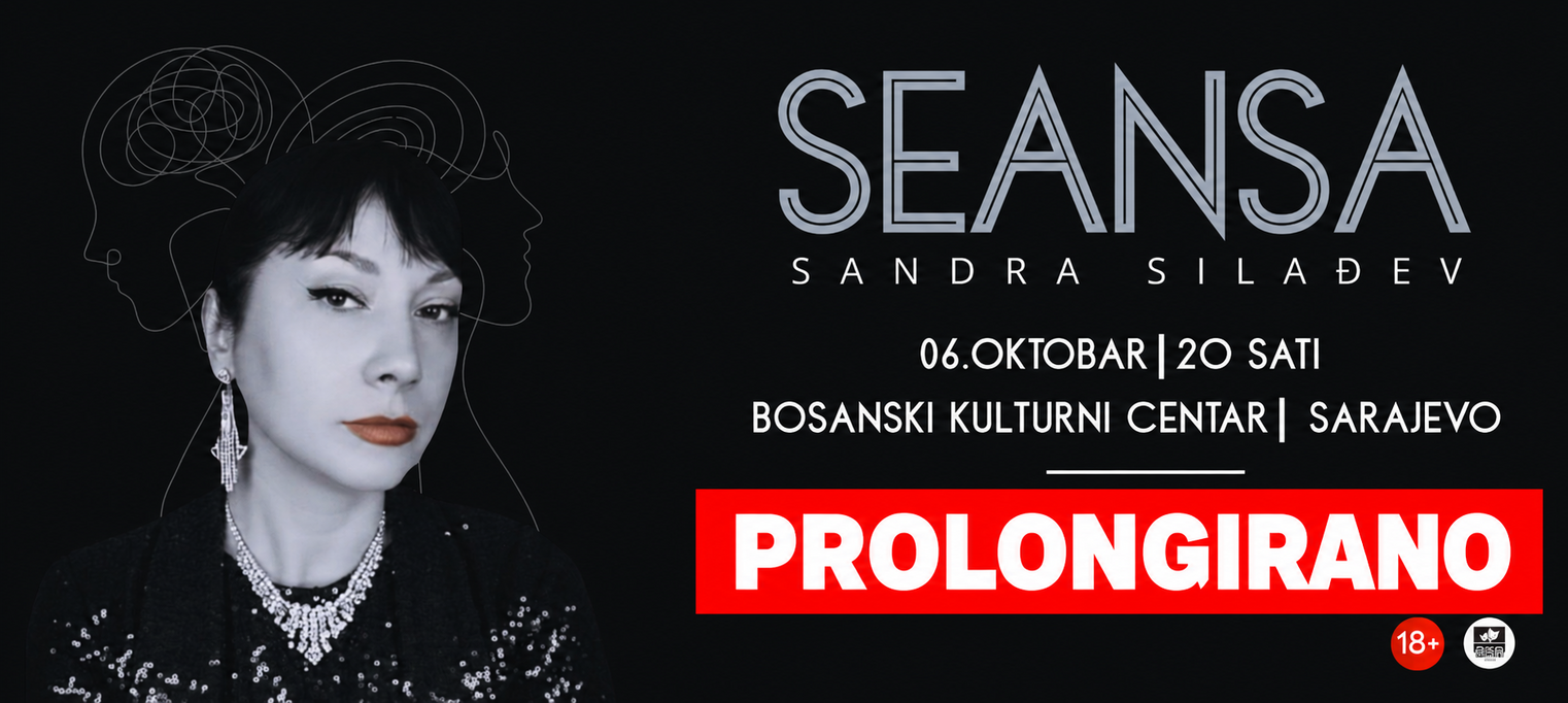 SANDRA SILAĐEV -  PREMIJERA -  PREDSTAVA "SEANSA"