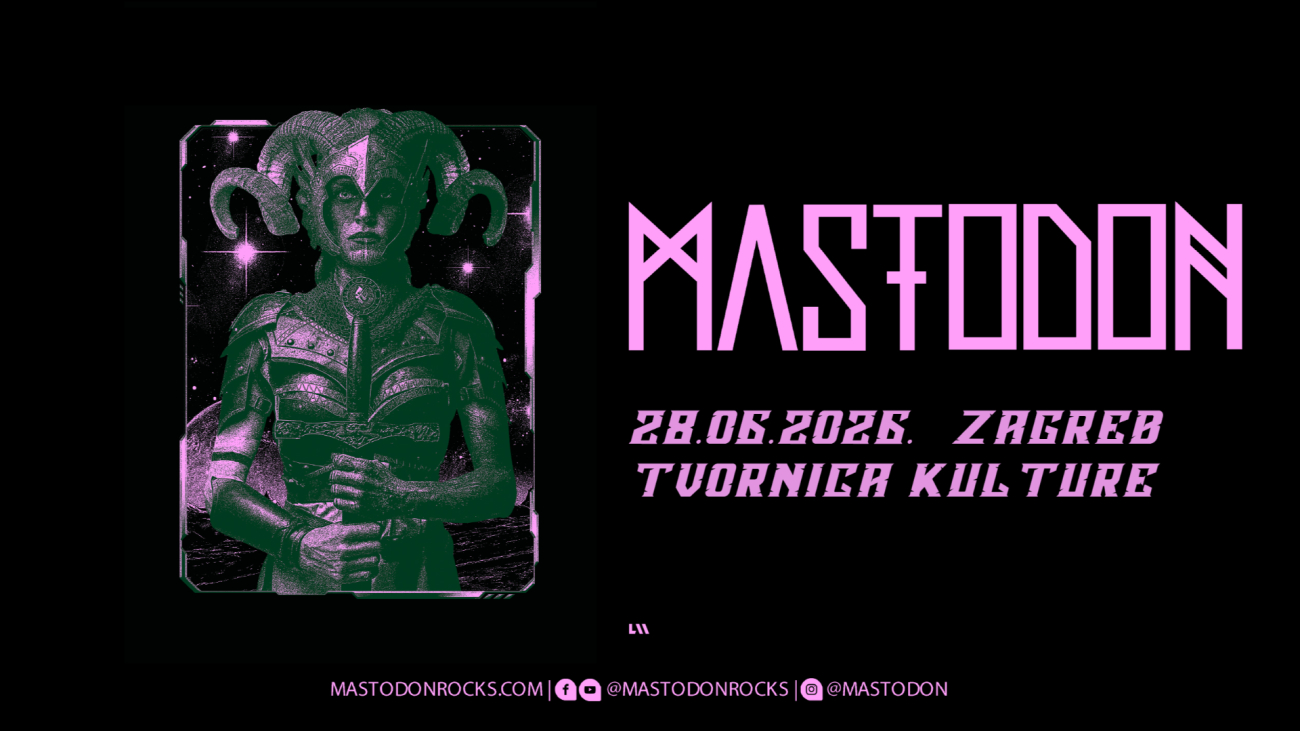 Mastodon u Zagrebu!